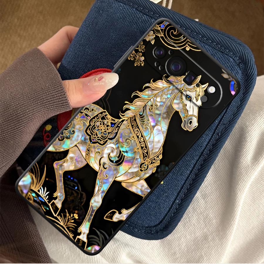 Google Pixel 9 Pro - Lucky Horse Funda Handyhülle für Google