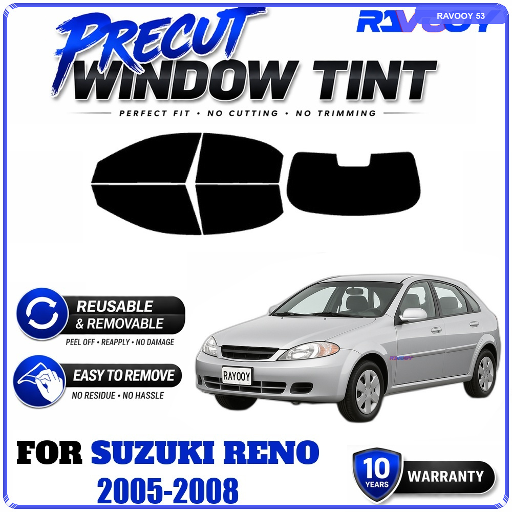 Air Bubble Remover - RAVOOY Vorgeschnittene Fensterfolie, Wiederverwendbare Abnehmbare EPU-Folie,
