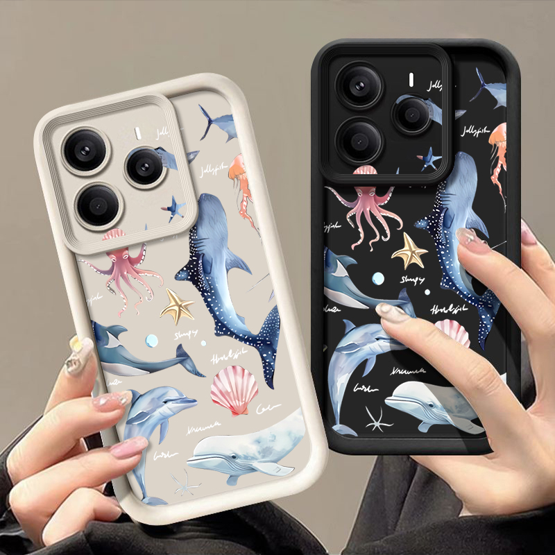 Niedliche Delfin-Muster Weiche – Xiaomi Redmi Note 13 Bewertung und Preis