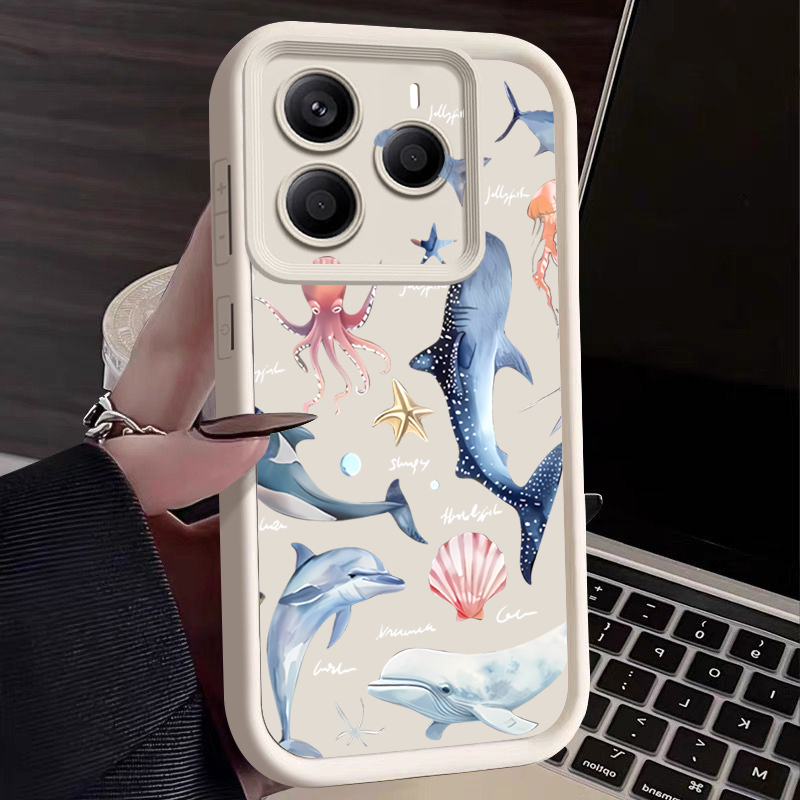 Niedliche Delfin-Muster Weiche – Xiaomi Redmi Note 13 Bewertung und Preis