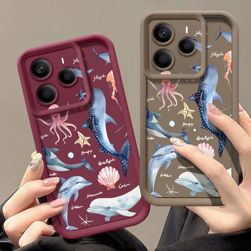 Niedliche Delfin-Muster Weiche – Xiaomi Redmi Note 13 Bewertung und Preis